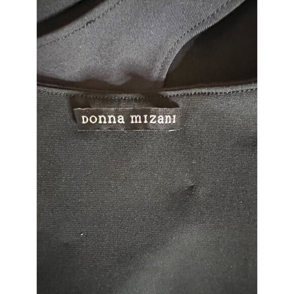 Donna Mizani Black Cutout Bodycon Dress L Nylon/Spandex Goth Mini - Picture 5 of 10